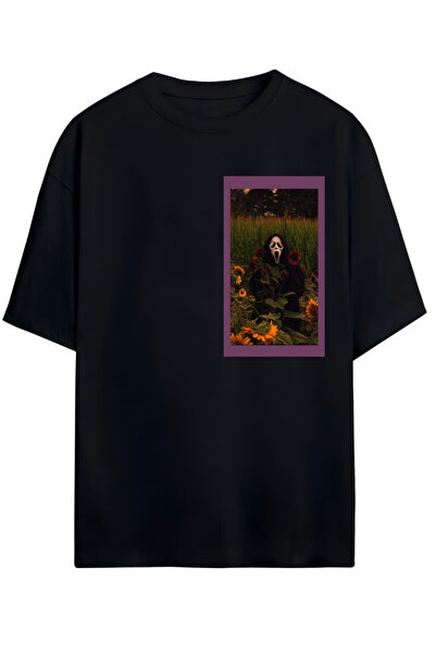 MAGORS تي شيرت قطني بتصميم GHOST FACE للجنسين للموسم الجديد