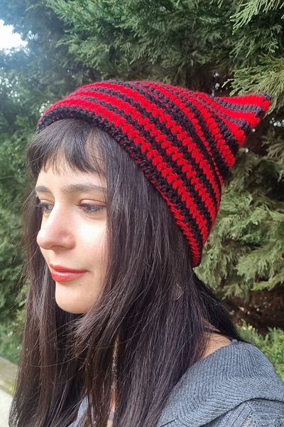 KRIMO Kpop Idol Korean Style Cat Eared Knitted Beanie