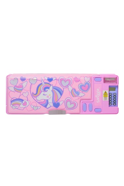 SMIGGLE UNİCORN VE KANATLI KALP DETAYLI POP OUT KALEM KUTUSU