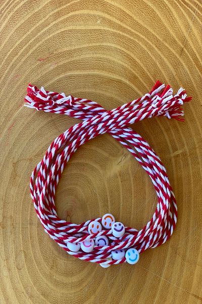 Shepidi 20Pcs Gift Smiley Face Martenticha Lucky Bracelet