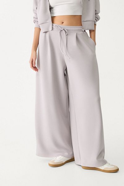Stradivarius Soft-touch pleated jogger trousers