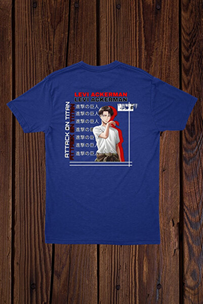 Wish BF Levi Ackerman cu imprimeu supradimensionat tricou