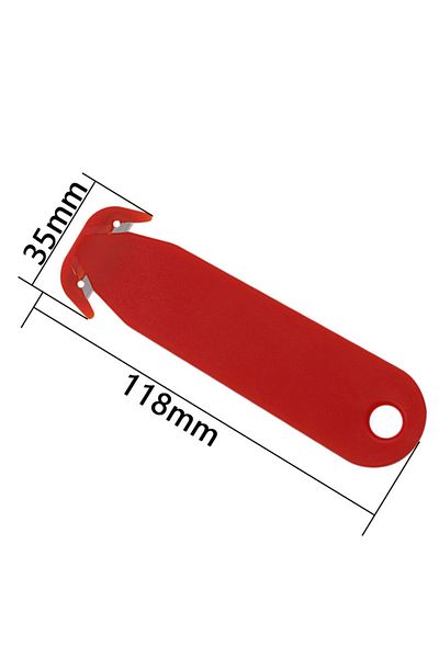 DAZZLEEX Red Double-edged Cutter Tool Box Cutters Portable Unpacking Letter Opener School Supplies Office Gad