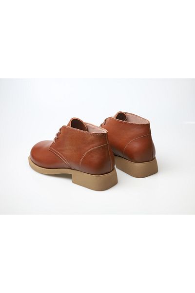 Lady Mia Wendy Lace-Up Ankle Length Genuine Leather Women's Boots
