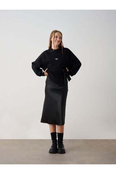 Zekids Детска блуза с надпис „Peace“ за момичета