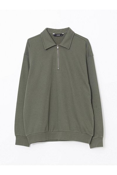 LC Waikiki Ανδρικό φούτερ με μακρυμάνικο γιακά XSIDE Polo