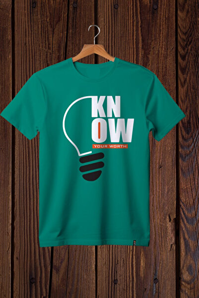 Wish BF Γνώρισε την Αξία Σου Πράσινο oversized T-shirt