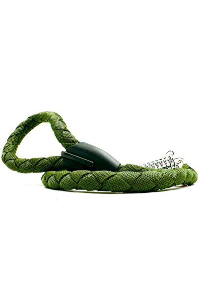 Tasma Market Haki Orta Irk Yumuşak Dokulu Köpek Tasması Seti