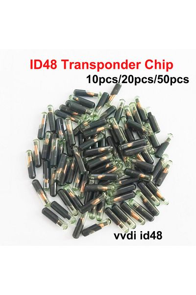 Choice 10pcs 20pcs 50pcs Aftermarket ID48 Transponder Chip ID 48 Car Key Glass Chip Blank OEM Auto Trans...