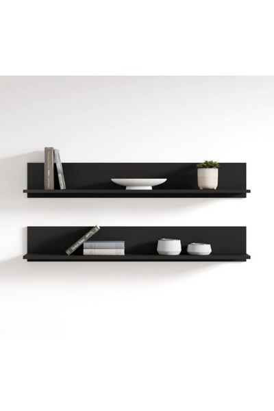 EGN WOODS 60x15x2a Bibliotecă Montessori - 2 bucăți 60x15x15cm2 Raft de baie ...