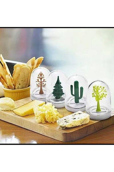Voground 4 Seasons Cute Transparent Pp Seasoning Jar Set