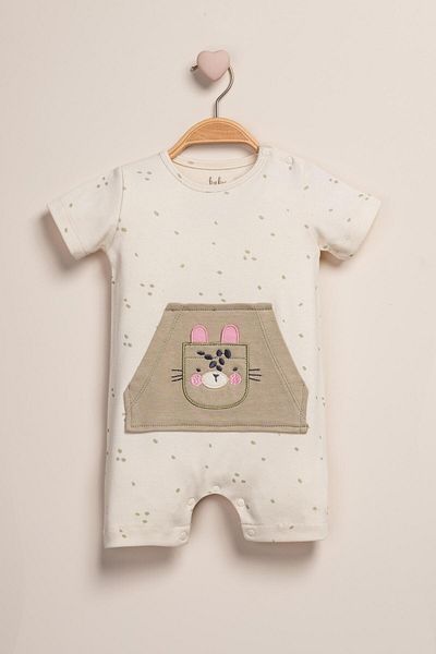 Baby Fou بذلة قصيرة الأكمام Barbatöz