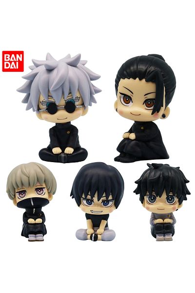 Choice Anime Cute Fushiguro Toji Jujutsu Kaisen Figure Gojo Satoru Action Figure Q Version Doll Geto Sug...