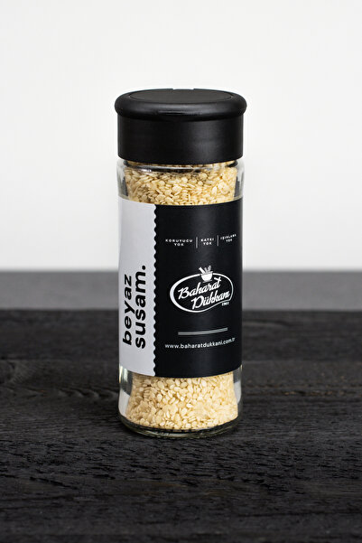 Baharat Dükkanı Beyaz Susam 65gr (cam)