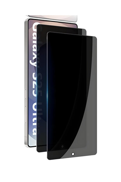 aheaks Galaxy S25 Ultra Nano Hayalet Ekran Koruyucu Kabarcıksız, Casusluk Önl...
