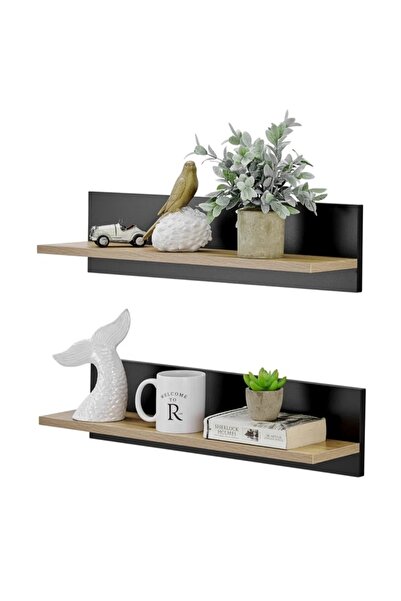 EGN WOODS 80x15x2τμχ Βιβλιοθήκη Montessori - 80x15x15cm2 Τεμάχια Ράφι Μπάνιου...