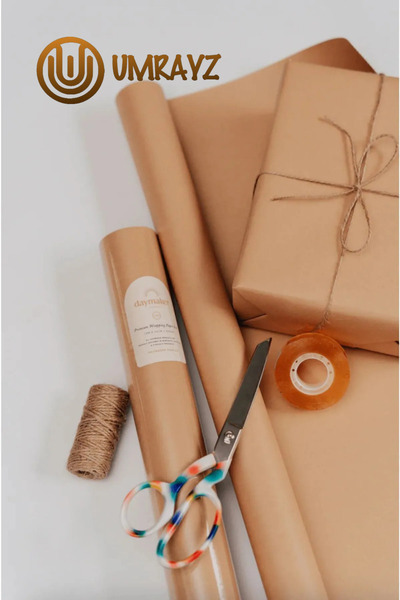 umrayz 30Cmx30Mt Kraft Kağıt Çeyiz Paketleme Kağıdı Ambalaj Kağıdı Paketleme ...