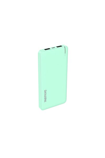 Datazone Power Bank  10000mAh Portable  with Dual USB, Fast Charging, and Advanced Protection, Green Datazone
