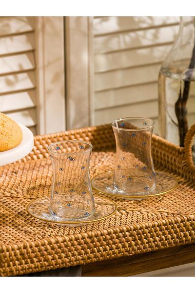 LC Waikiki Lcw Home Colorless Eye Printed Tea Cup Set for 6 People