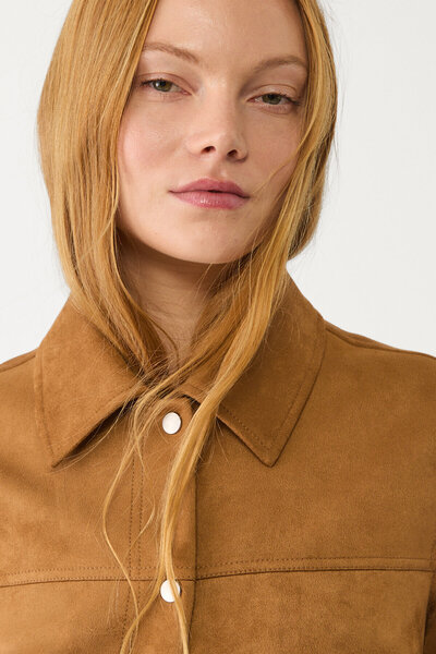 Stradivarius Faux suede jacket