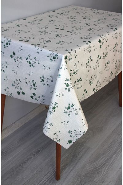 DDHOME 12-B Miniflower Fiber Erasable Pvc Oilcloth Tablecloth