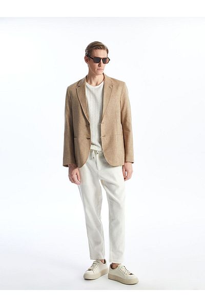 LC Waikiki New Season Slim Fit Linen Mixed Men's Trousers - S48965Z8