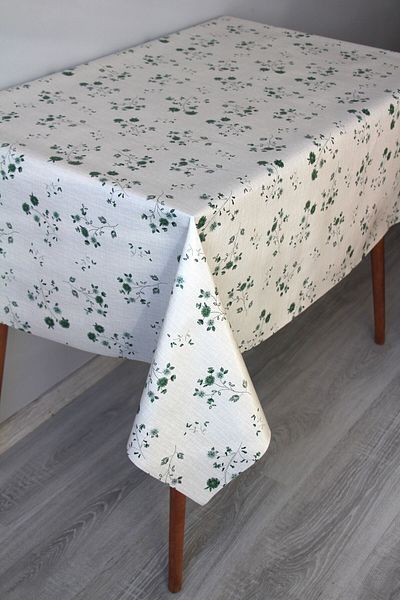 DDHOME 12-B Miniflower Fiber Erasable Pvc Oilcloth Tablecloth