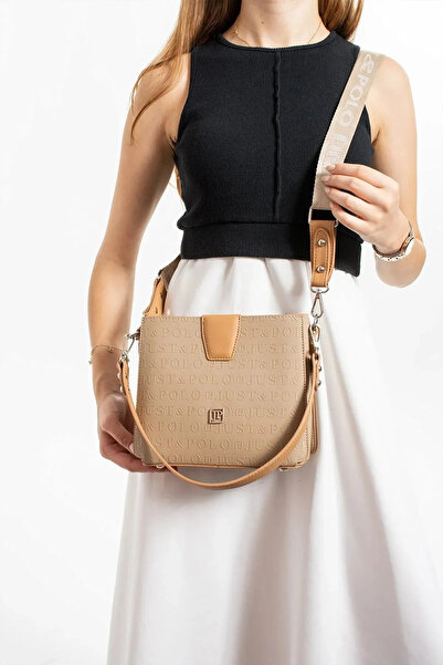Just Polo Women's New Medium-Sized Hand and Shoulder Bag Mh4059Mh, Suitable f...