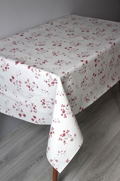 DDHOME 12-B Miniflower Fiber Erasable Pvc Oilcloth Tablecloth
