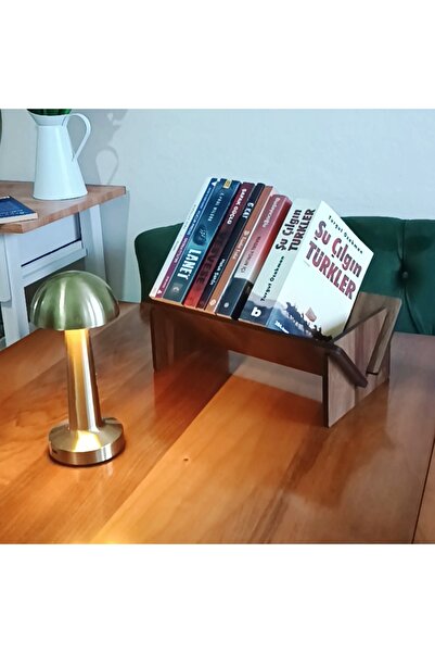 hü ma tasarım ve aksesuar Masaüstü Ahşap Kitaplık Düzenleyici Organizer Raf Ç...