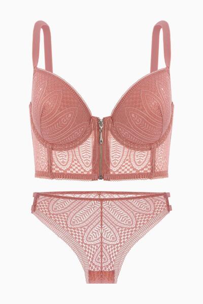 Wonna Viola Dantelli Büstiyer Sütyen Külot Takım - Dolgusuz - Fashion - 2508 ...