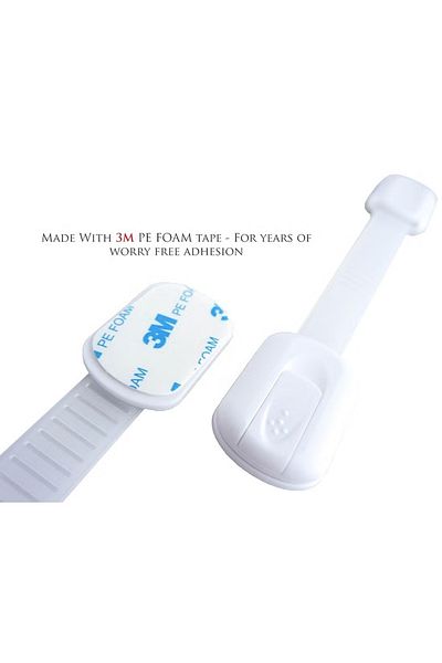 Primo Plus أقفال أمان للأطفال مكونة من 6 قطع مع حزام قابل للتعديل ونظام قفل