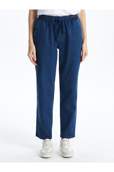 LC Waikiki LCW Grace Elastic Waist Straight Fit Women's Jean Trousers