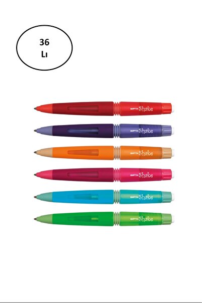 Gıpta قلم أريستو متعدد الاستخدامات - 0.7 مم، 6 ألوان، حامل 36 قطعة