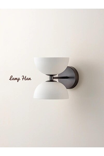 Lamp Han Çift Başlı Modern Dekoratif Minimalist Duvar Apliği