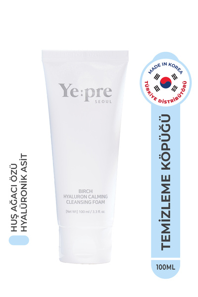Ye:pre Birch Hyaluron Calming Foam Yüz Temizleme Jeli Nemlendirici Huş Ağacı ...