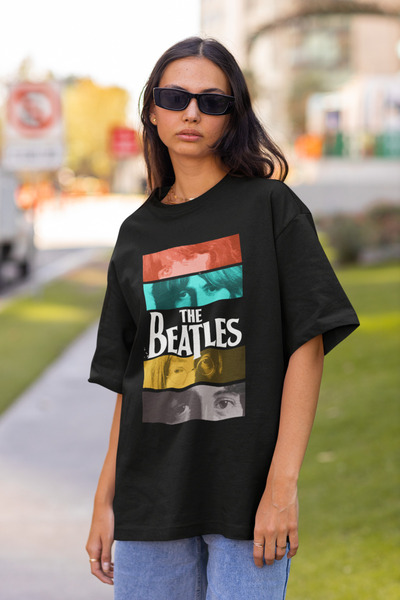 SEVBANO The Beatles majica sa printom, unisex, velika majica muzičkog benda