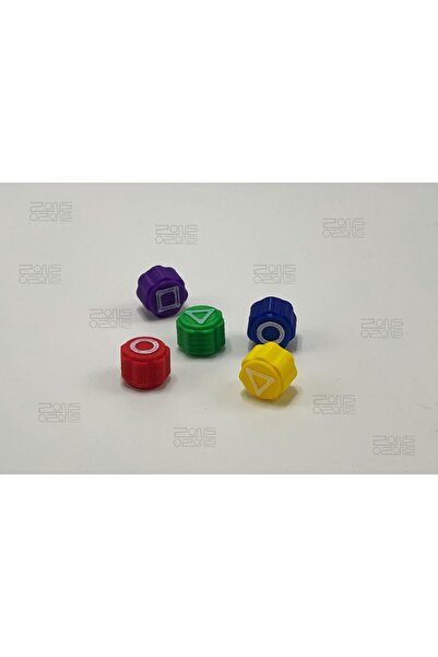 Zone Ozone لعبة Squid Game 2 Stones - 5 Stones (خمسة أحجار)، مجموعة من 5 ألوا...