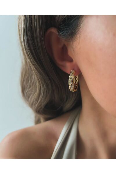 FLARF Ç Steel Earrings