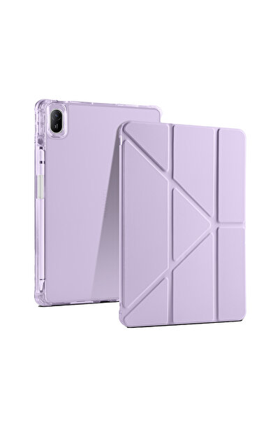 Rivor Matepad Se 11"İnç (2024) Uyumlu Kılıf Kalem Bölmeli Uyku Modlu Standlı Darbe Korumalı Silikon Kapak