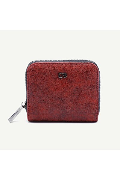 Uderra Leather Uderra Women's Genuine Leather Red Mini Wallet - S1Kc0112