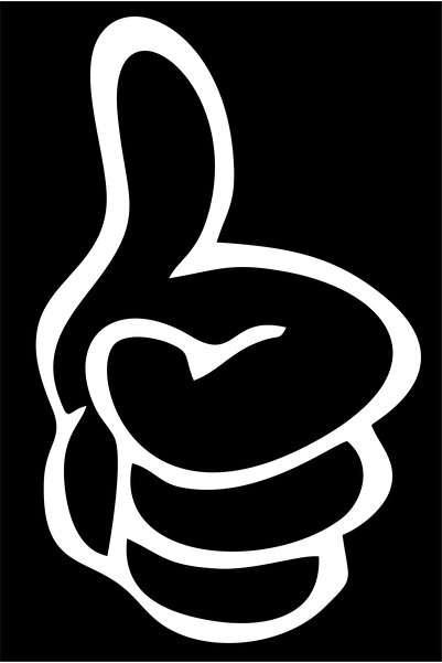 Birim Matbaa Ookey Hand Sign I Auto Sticker (13X21Cm)