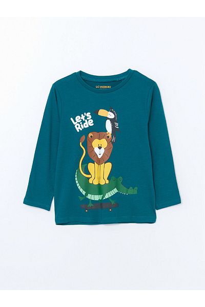 LC Waikiki Lcw Kids Crew Neck Boy Pajamas Set
