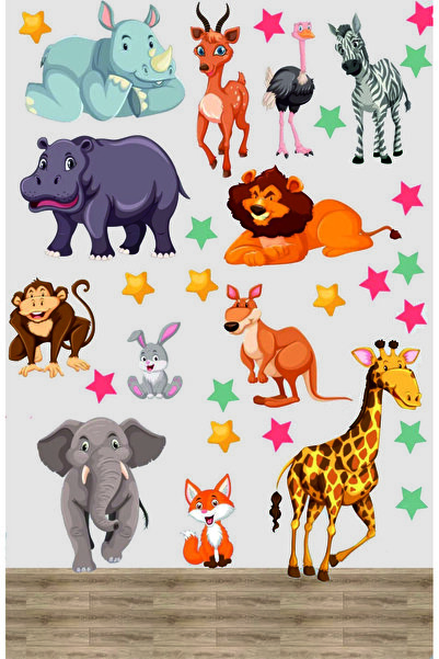 Göktuğ Hediyelik Set Animale Drăguțe pentru școală și cameră pentru copii 100...