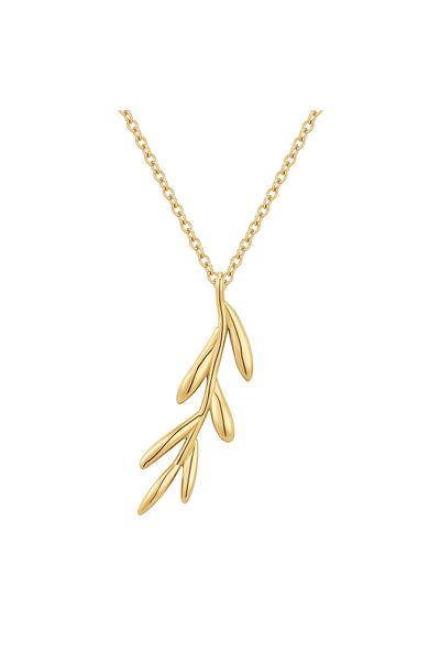 eastside Edelstahlhalskette Kette Mit Anhänger Edelstahl Gelbgold