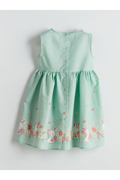 LC Waikiki Lcw Kids Crew Neck Girls Poplin Dress