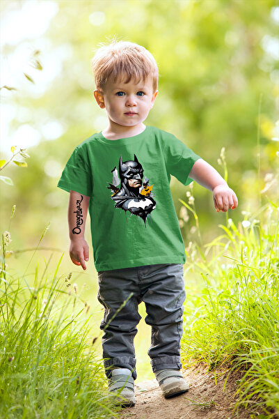 oneagılyazı Betmen Štampano Dete Oversize kroj T-shirt