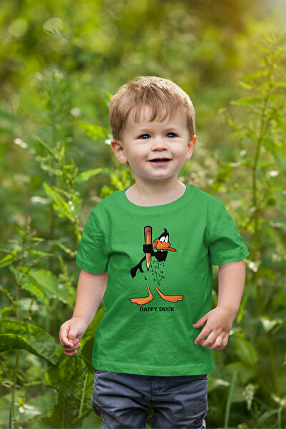 oneagılyazı Dafy Duck Printed Children's Oversize T-Shirt