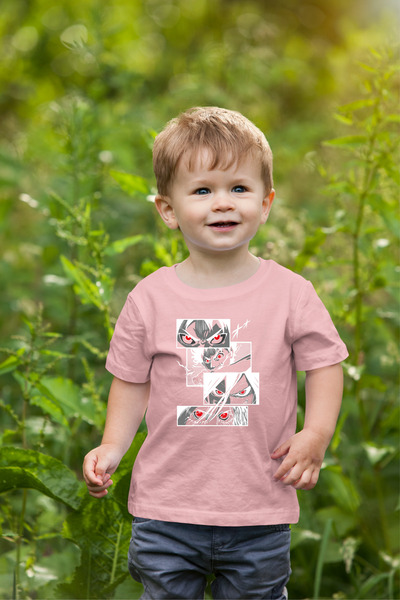 oneagılyazı Anime Printed Children's Oversize T-Shirt