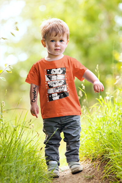 oneagılyazı Tricou supradimensionat pentru copii cu imprimeu anime